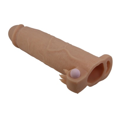 Xerxes Penis Sleeve With Clitoral Stimulator And Vibration - image 1