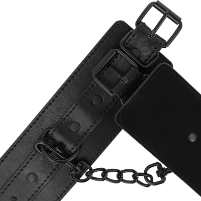 Intense Fetish Vegan Leather Handcuffs - image 3