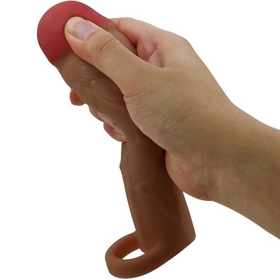 Pretty Love Hani Penis Sleeve, 5 cm Extension - image 4