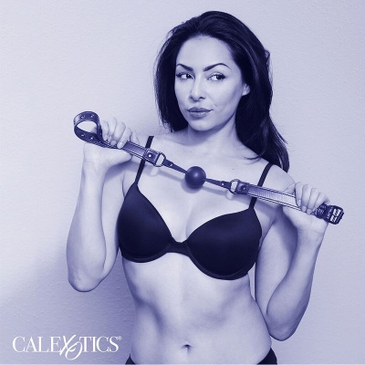 CALEXOTICS Nocturnal Ball Gag Silicone Black - image 5