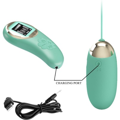 Pretty Love — Green Remote Control Vibrating Egg - image 5