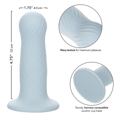 CalExotics Wave Rider Foam Anal Plug Blue - image 7