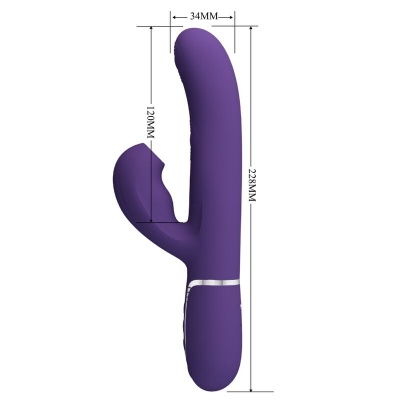 Pretty Love Perlita G-Spot Vibrator 3-in-1 Purple - image 8