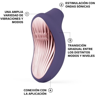 Lelo Sona 3 Sonic Clitoral Massager Cyber Purple - image 4