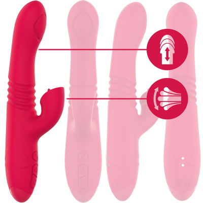 Intense Dua Multifunction Vibrator Red Tongue - image 2