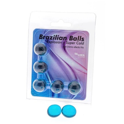 Taloka 5 Brazilian Balls Cold Effect Gel Taloka 5 Brazilian Balls Cold Effect Gel