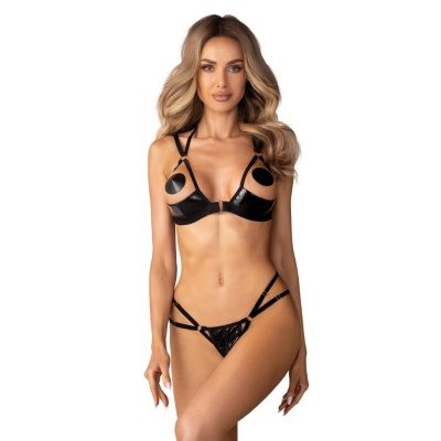 Foto van Obsessive – Keira Lise 2-Delige Open Set – Zwart