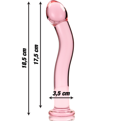 Nebula Series Model 18 Pink Glass Dildo 18.5cm - image 3