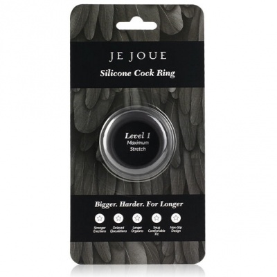 Je Joue Black Silicone Penis Ring Maximum - image 6