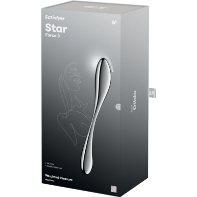 Satisfyer Star Force 3 Stainless Steel Dildo - image 5
