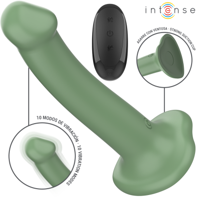 Intense Becca Vibrator Green Suction Remote
