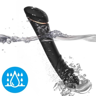 Armony Dildo Vibrator Black Silicone - image 3