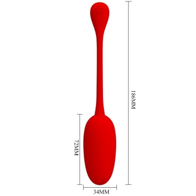 Pretty Love — Knucker Red Rechargeable Vibrating Egg - image 6