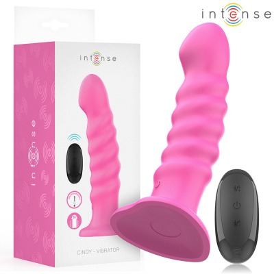 Intense Cindy Spiral Vibrator L - Pink Remote