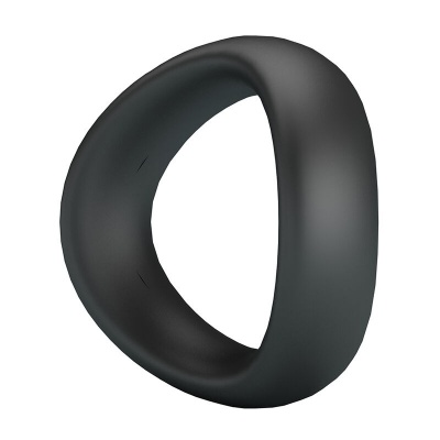 CRAZY BULL - Valen Ergonomic Silicone Cock Ring Black - image 5