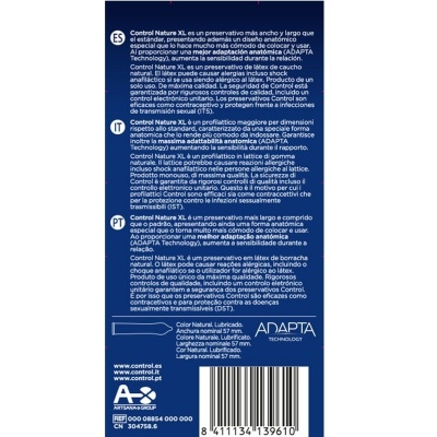 Control Adapta Nature XL Condoms 12 Pack - image 2