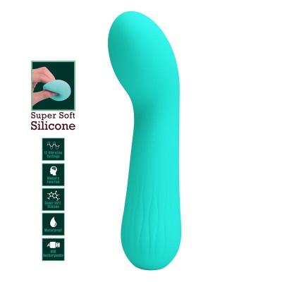 Pretty Love Faun Rechargeable Vibrator Aqua Green - image 7