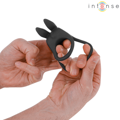 Intense Sam Double Vibrating Penis Ring, Black - image 5