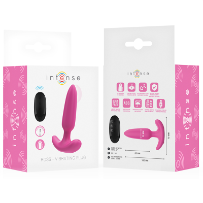 Intense Ross Anal Plug 10 Vibrations Pink - image 7