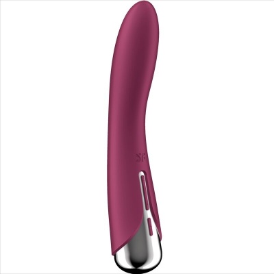 Satisfyer Spinning Vibe 1 G-Spot Rotator Vibrator Red - image 1