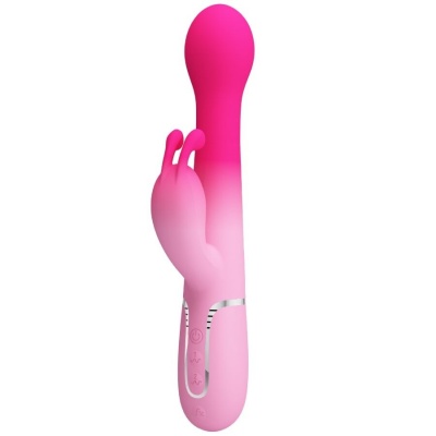 Pretty Love DeJon 3-in-1 Multifunction Rabbit Pink Pretty Love DeJon 3-in-1 Multifunction Rabbit Pink