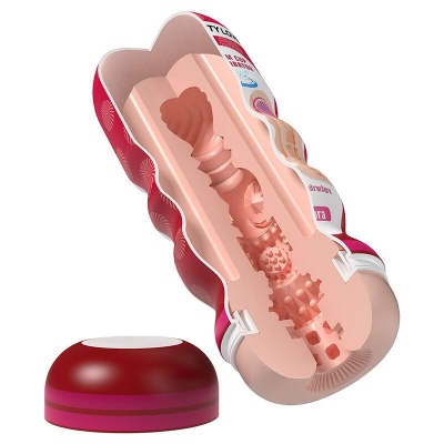 Pretty Love Flora Vagina Masturbator with Suction Cup - image 5