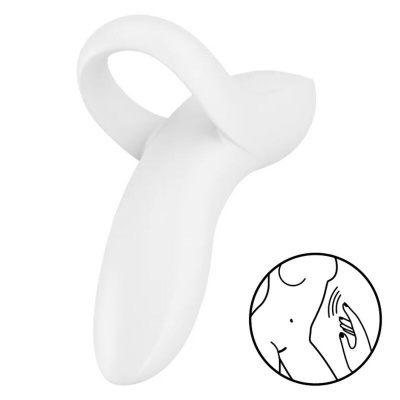 Satisfyer Bold Lover Finger Vibrator White