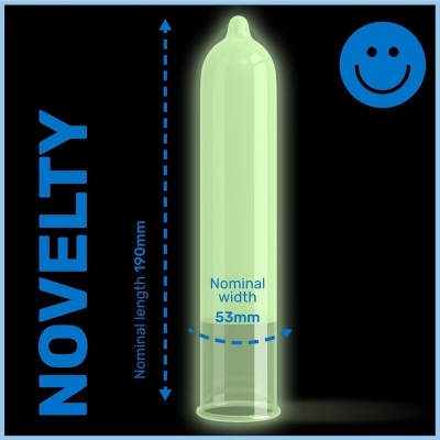 Pasante Glow In The Dark Condoms 12pk - image 2