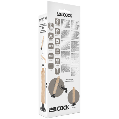 Basecock Realistic Vibrator Flesh 20 cm - image 6