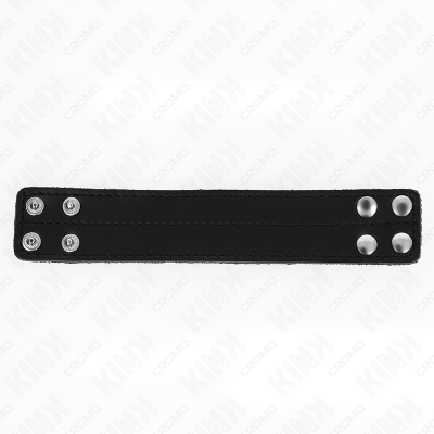 Kink Leather Penis Ring With Pressure Closure 18.5 X 3.3 CM - image 3