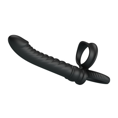 Pretty Love Merritt Anal Vibrator Ring Black - image 4
