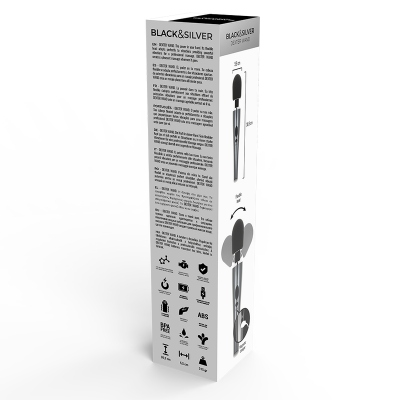 Black & Silver Dexter Massage Wand - image 4