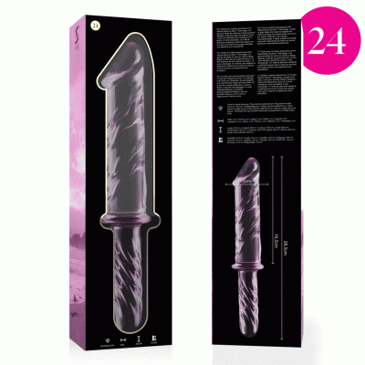 Nebula Series Model 24 Pink Glass Dildo 28.5cm - image 4