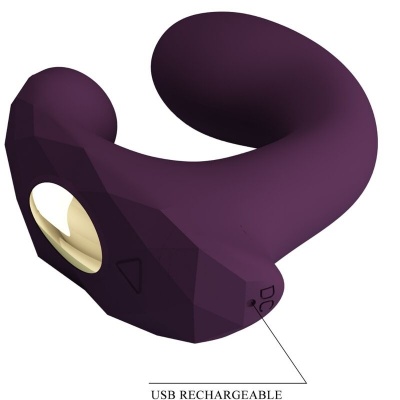 Pretty Love Billy C-Shaped Vibrator Purple - image 5