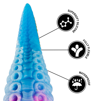 Epic Phorcys Blue Tentacle Dildo Large - image 7