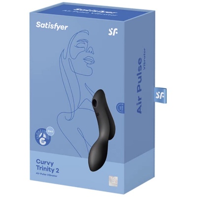 SATISFYER Curvy Trinity 2 Air Pulse Black - image 4