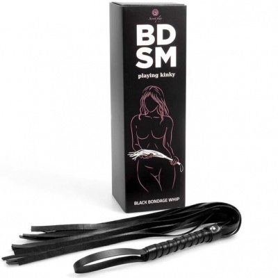 SecretPlay Black Bondage Whip - image 2