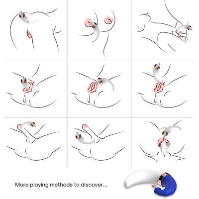 Armony Sweetmoon Clitoral G-Spot Suction Blue - image 4