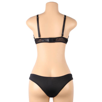 Subblime Two-Piece Transparent Bra and Panties Set S/M - image 8