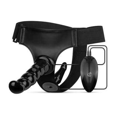 Foto van Easytoys Fetish - Vibrerende Strap-On Set - Zwart