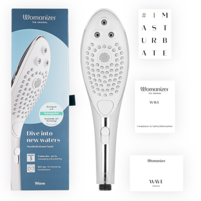 Womanizer - Wave Clitoral Stimulating Shower Head Chrome - image 6