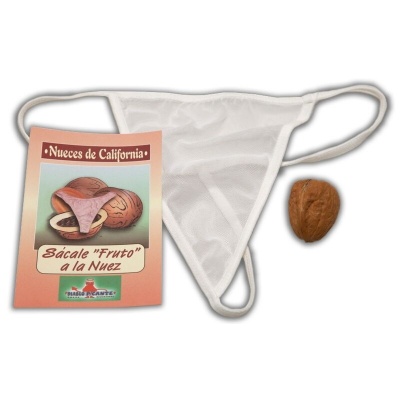 Walnut Surprise Thong Gag Walnut Surprise Thong Gag