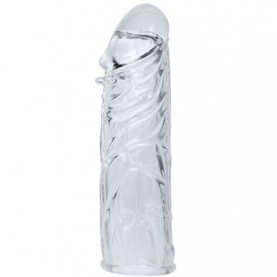 BAILE - Lilac Cover For The Penis In Adaptable Silicone 13 Cm - image 3