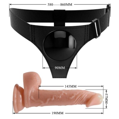 Pretty Love Kevin Harness Briefs with Dildo 19CM - image 6