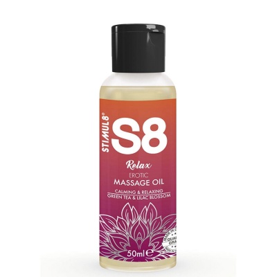Stimul8 S8 Relax Erotic Massage Oil Green Tea 50 ML