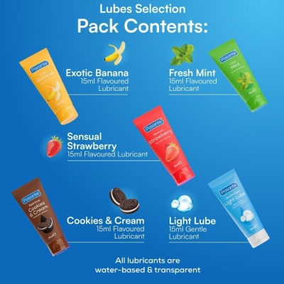 Pack Assorted Flavor Lubricants 5 Units X 15 ml - image 5