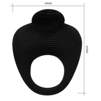 Pretty Love Thimble Vibrator Ring Black - image 4