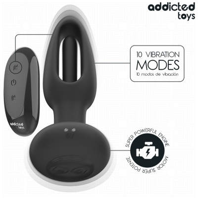 Addicted Toys Anal Plug Vibrating Tongue Remote - image 6