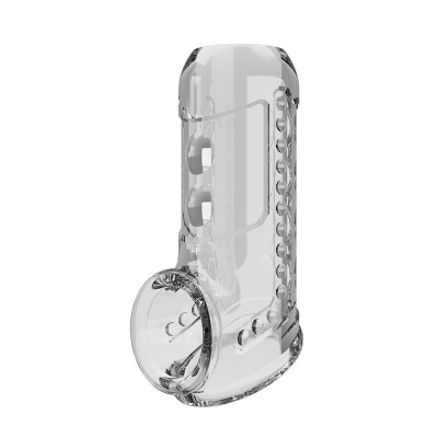 Transparent Textured Penis Sheath - image 1