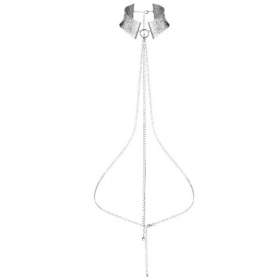 Bijoux Desir Metallique Silver Metallic Necklace - image 2